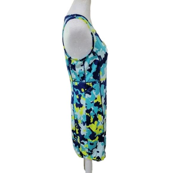 Title Nine Buttah Pieced Tank Dress Women's XS Floral Sleeveless Athleisure‎ - Picture 10 of 12